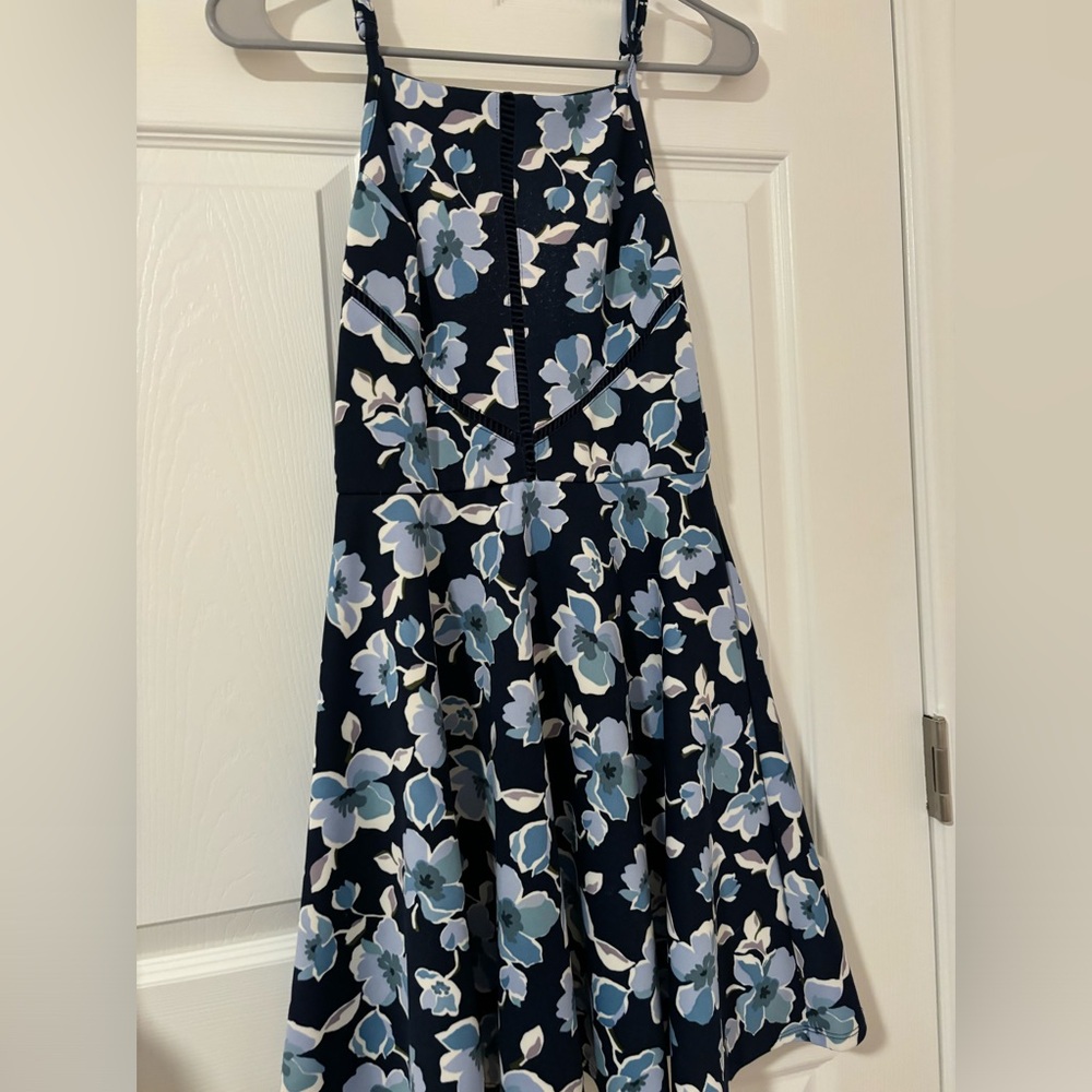Altard state dress navy floral dress (size small) wore once for a formal